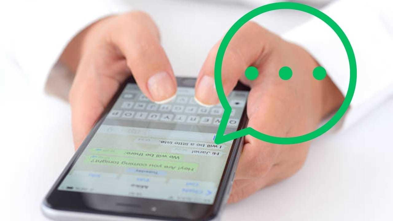 WhatsApp se despide del escribiendo…; así se verá ahora cuando alguien escriba. Foto: iStock