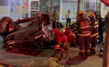 Tesla Cybertruck acaba destrozada: dos menores atrapados y una joven grave