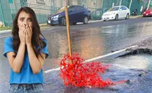 Intentan reparar fuga de agua y provocan otra más grande en Álvaro Obregón Intentan reparar fuga de agua y provocan otra más grande en Álvaro Obregón