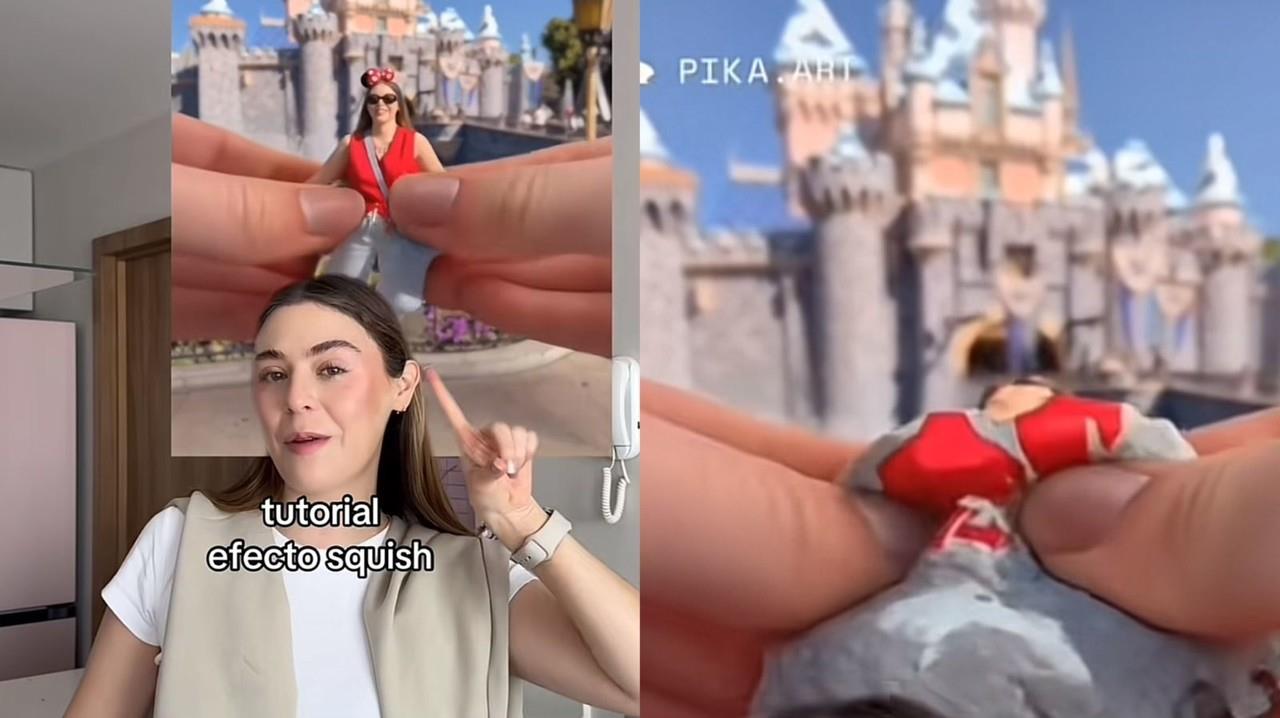 Descubre como sumarte a la nueva tendencia de Tiktok con inteligencia artificial. Foto:  @soyjimenaconjota en Tiktok.