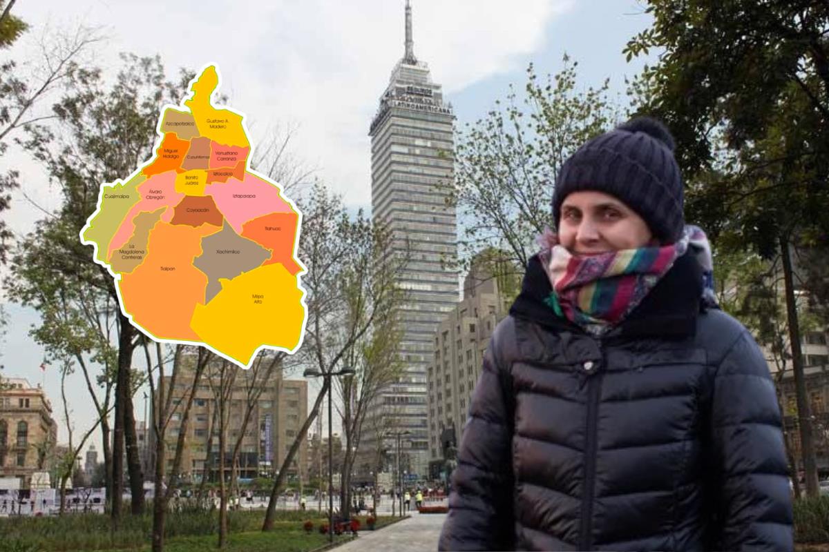 Persona con frío en CDMX. Foto: Especial