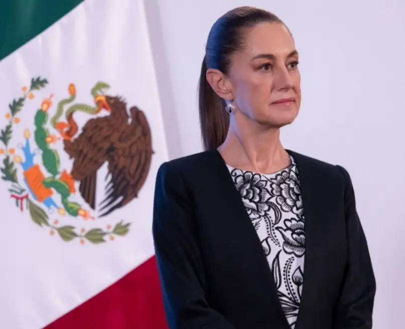 Claudia Sheinbaum en conferencia de prensa. Foto: Gobierno de México.