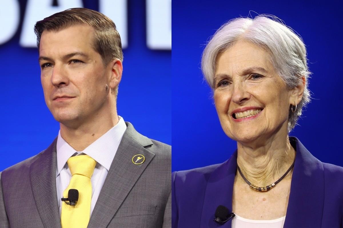 Chase Oliver y Jill Stein Foto: X(Twitter) @ChaseForLiberty/@DrJillStein
