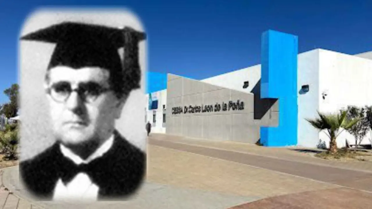 Clínica que lleva el nombre de Carlos León de la Peña en su honor. Foto: cmdi.com/ Sitio web del Museo de Arte Fúnebre Benigno Montoya.