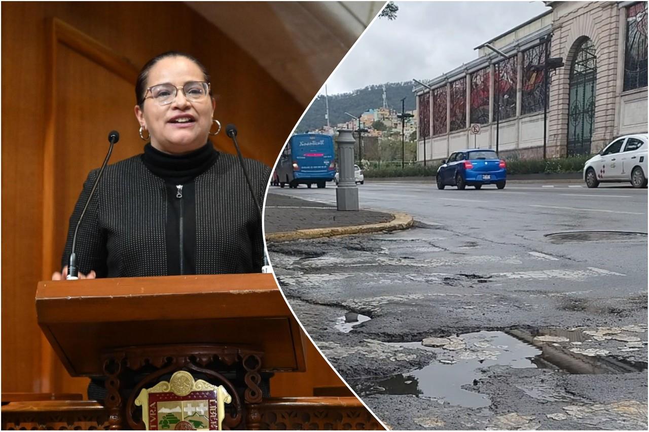 Solicitan que los gobiernos estatal y municipales reparen baches. Imagen: Legismex