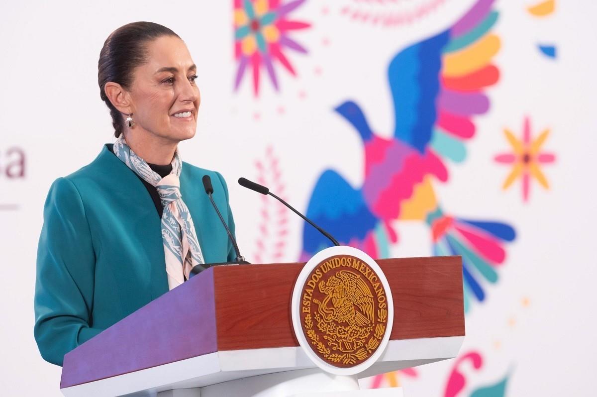 La presidenta de México, Claudia Sheinbaum, presentó, la Estrategia Nacional del Sector Eléctrico. Foto: Gobierno de México