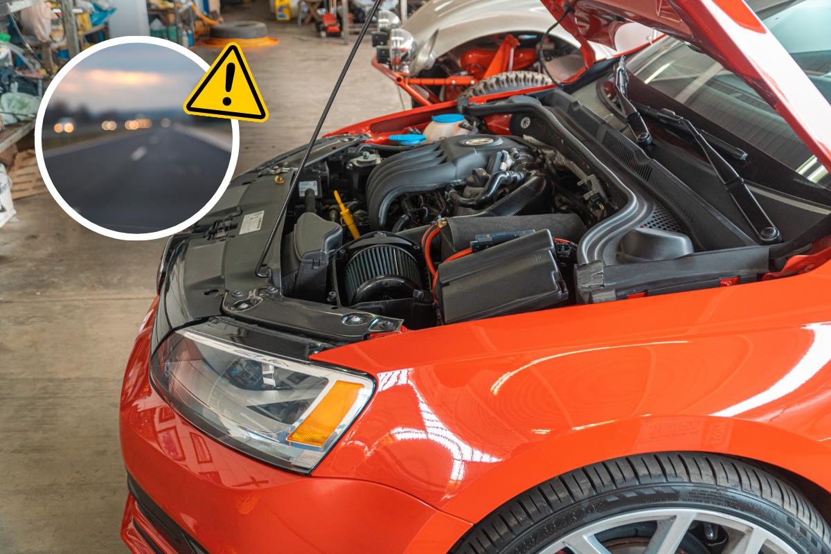 Automóvil en revisión mecánica / Foto: CANVA