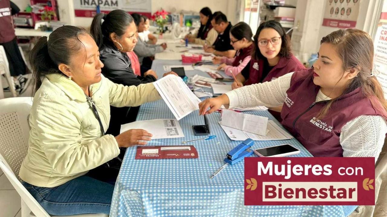 El pago del apoyo a las beneficiarias del programa Mujeres con Bienestar en Edomex, inicia el 15 de noviembre. Foto: Gob. de Edomex