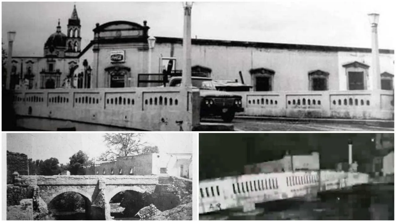 Estos son los 3 antiguos puentes de Durango que pasaban sobre la Acequia Grande