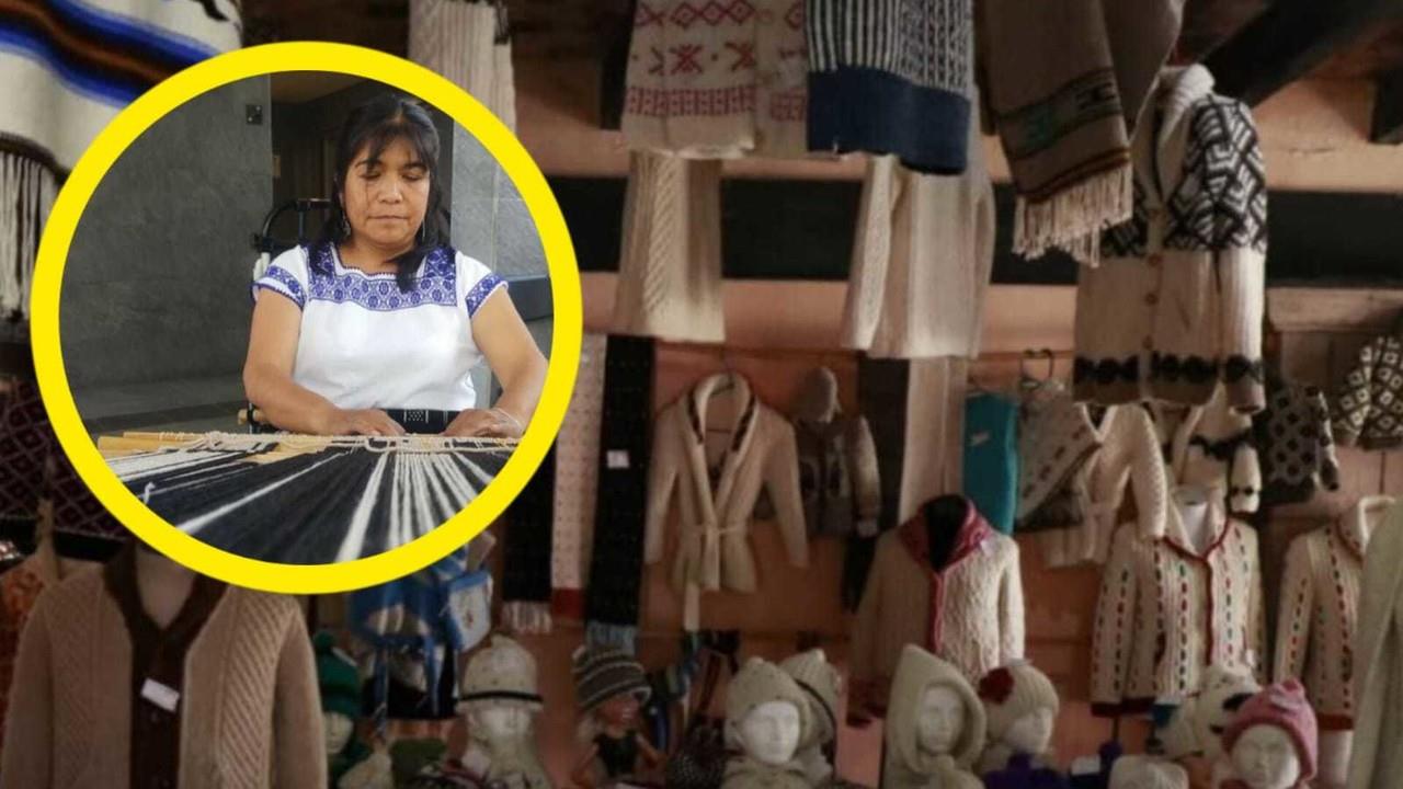 Los suéteres, sarapes y gabanes son de las prendas que más se compran en Edomex. Foto: Gob. del Estado de México