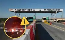 Cierran la autopista Premier Coahuila por explosión la carretera 57 Cierran la autopista Premier Coahuila por explosión la carretera 57