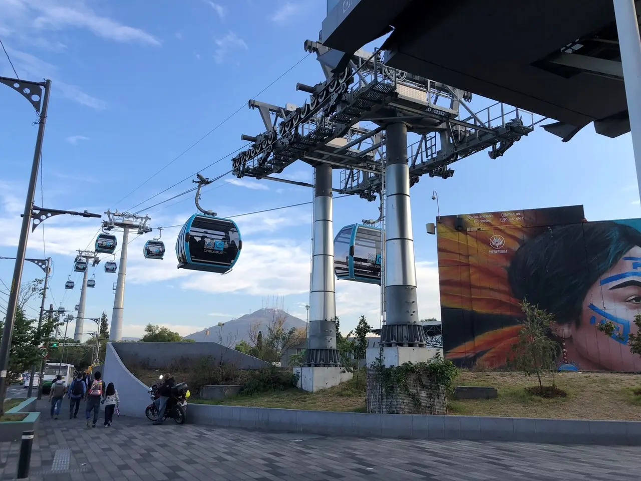 Así se ve la Línea 3 del Cablebús. foto: Gobierno CDMX