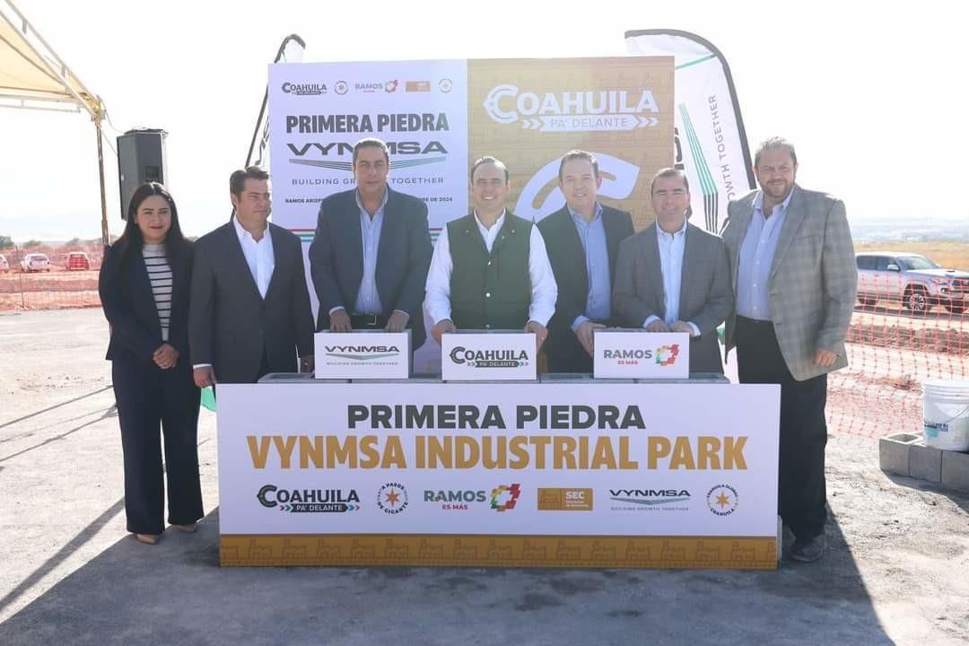 Invierten en el proyecto de VYNMSA en Ramos. Foto de gobierno estatal.