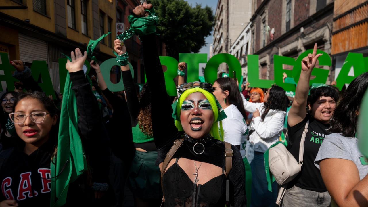 Aborto legal en México. Créditos: X @Ceci_vadillo.