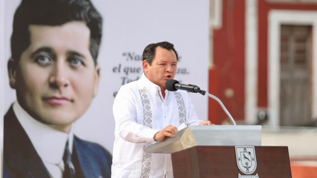 Celebran 150 años de Carrillo Puerto: Gobernador impulsa un Yucatán justo y próspero