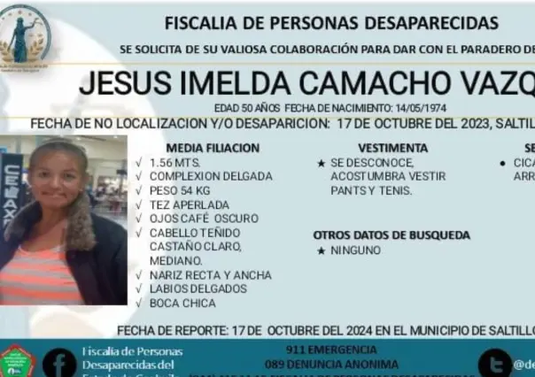Saltillo: localizan a Jesús Imelda enterrada en su casa