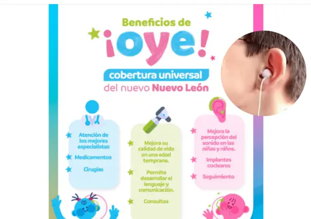 Cobertura Universal OYE: así beneficia a niños con sordera en Nuevo León