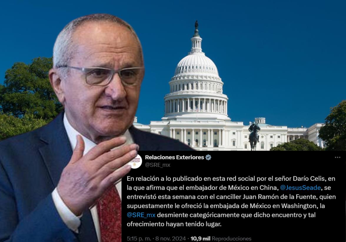 A través de un comunicado, la SRE negó categóricamente los rumores que señalaban a Jesús Seade como futuro embajador en Washington, desmintiendo versiones difundidas en redes. Foto: Especial POSTA