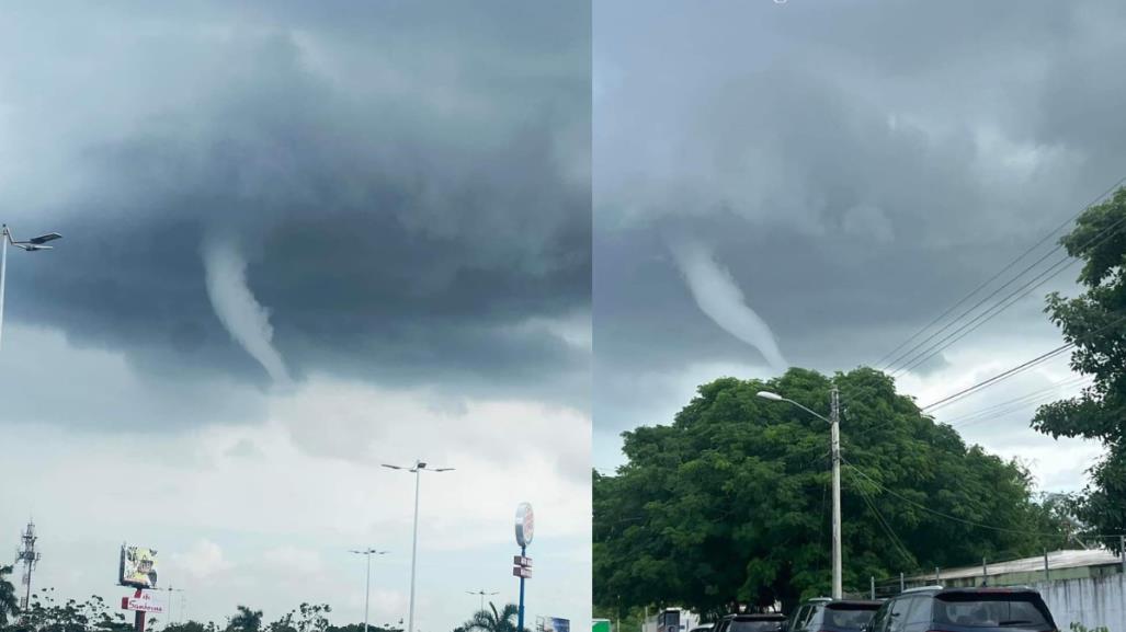 ¿Qué es una nube de embudo y por qué se formó en Mérida?