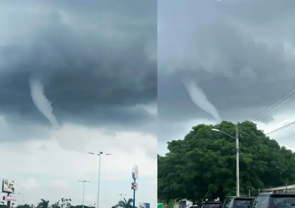 ¿Qué es una nube de embudo y por qué se formó en Mérida?