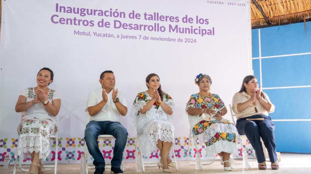 Talleres del Centro de Desarrollo Municipal abren sus puertas en Motul, Yucatán