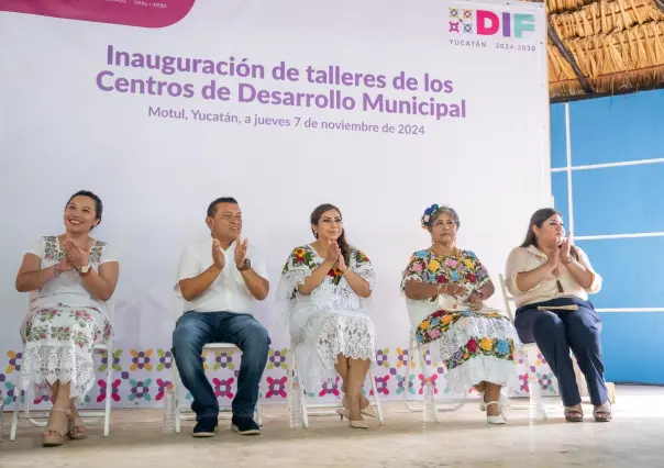 Talleres del Centro de Desarrollo Municipal abren sus puertas en Motul, Yucatán