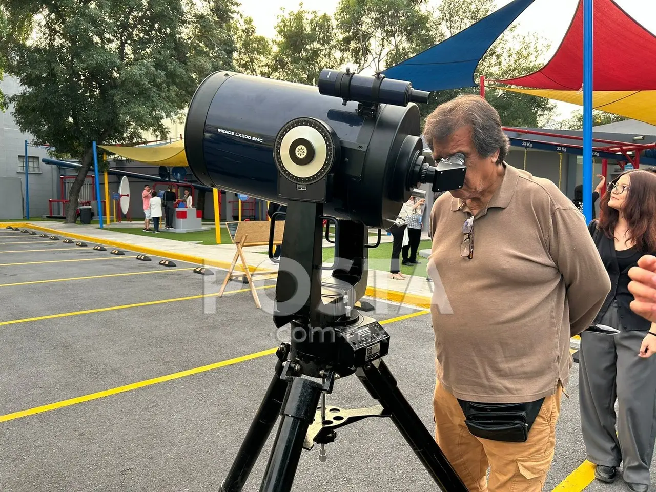 La Noche de las Estrellas acercó la astronomía a Monterrey. Foto: Jorge López.