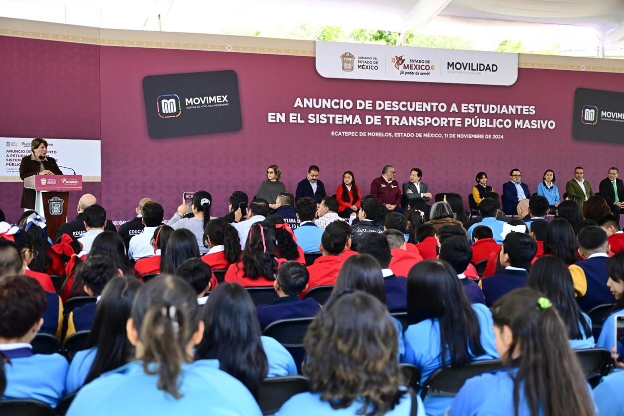 El programa espera beneficiar a los estudiantes mexiquenses en su traslado. Imagen: GEM