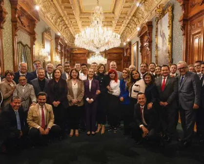 Se reúne gobernador de Tamaulipas con presidenta Claudia Sheinbaum