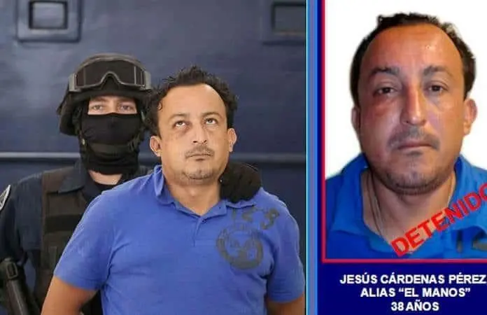 Jesús Cárdenas Pérez alias El Manos. Foto: Redes sociales