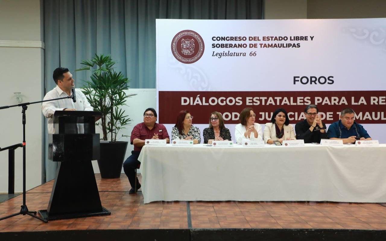 “Cada voz cuenta y cada experiencia compartida se convierte en un paso hacia adelante en la construcción de un Poder Judicial más fuerte: Humberto Prieto Herrera. Foto: Perla Herrera