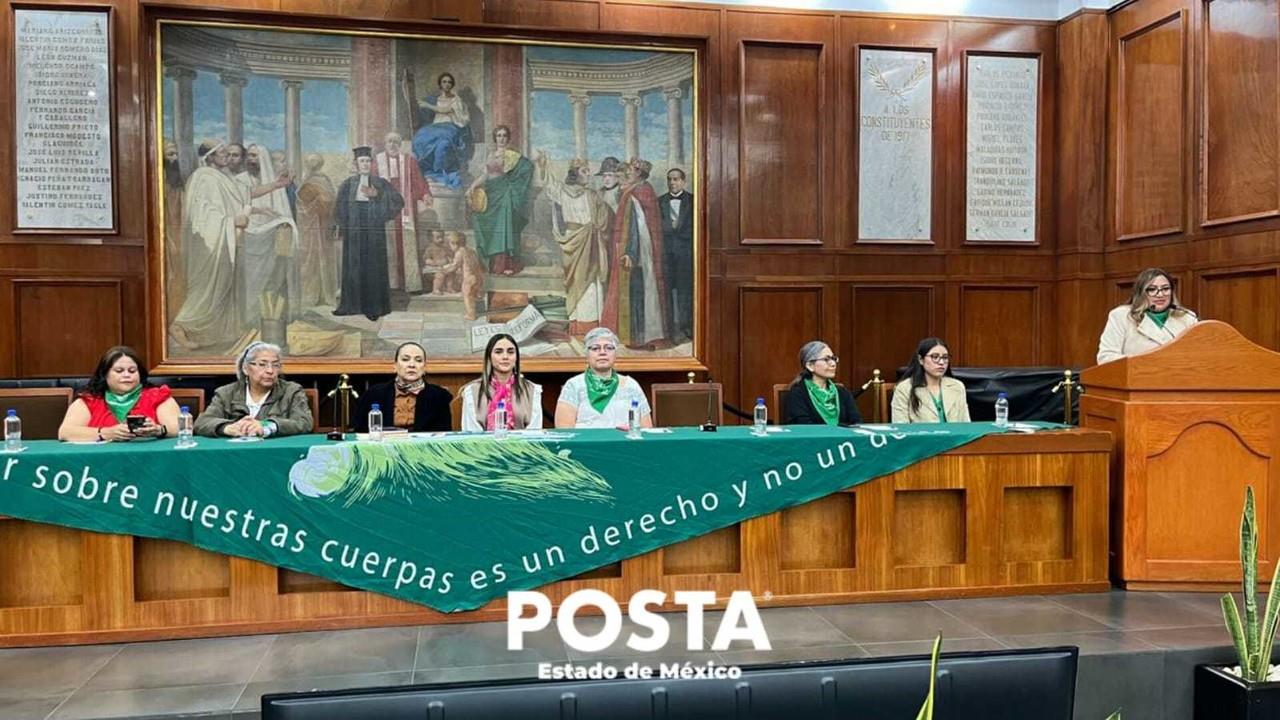 Los diputados mexiquenses buscan aprobar la despenalización del aborto antes del 25 de noviembre de 2024. Foto: Alberto Dzib