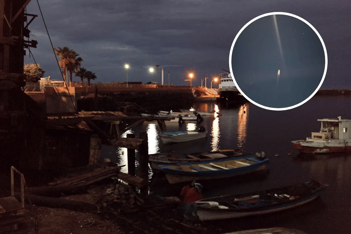 Falcon 9 desde BCS. Foto: Canva