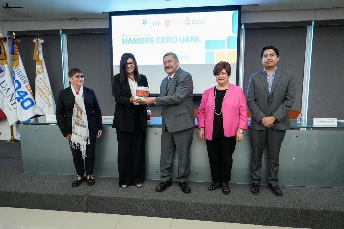 UANL recolecta 12.85 toneladas de alimentos para la estrategia Hambre Cero