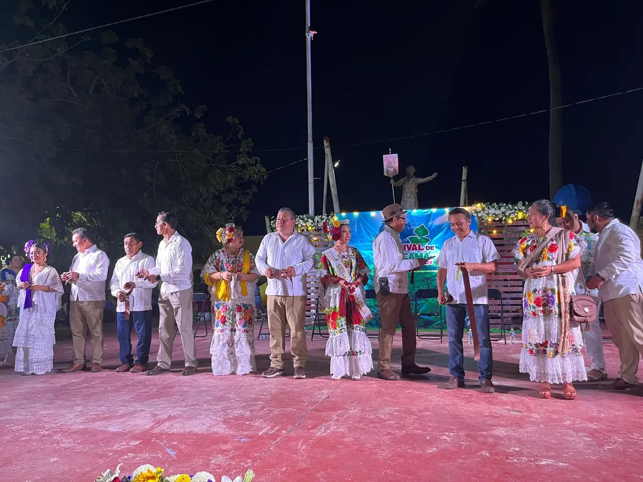 El protagonista de la feria es el oro blanco de Maxcanú. Foto: Patricia Euan