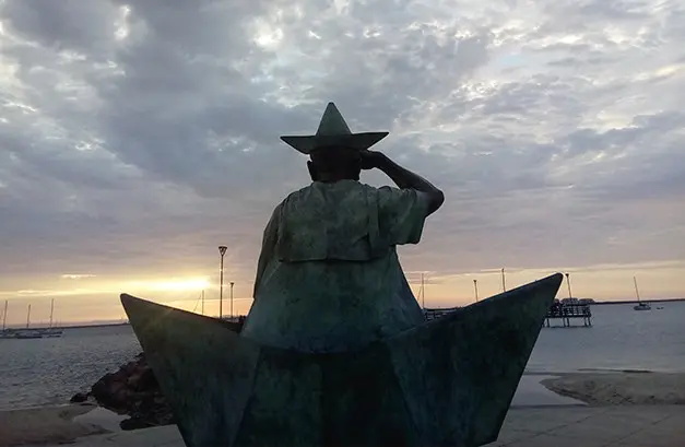 El famoso Marinerito, en realidad, se llama El viejo y el mar. Fotos: Modesto Peralta Delgado.