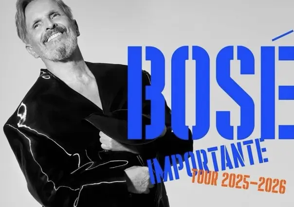 Miguel Bosé anuncia concierto en Monterrey