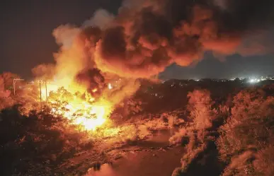 Controlado incendio en Valle de Lincoln, alcalde Manuel Guerra lidera esfuerzos