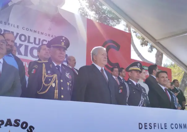 Con desfile, Saltillo conmemora el 114 Aniversario de la Revolución Mexicana