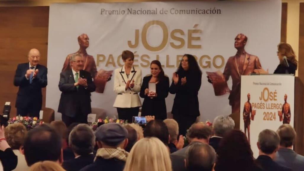 Fernanda Familiar galardonada con el Premio Nacional de Comunicación 2024 de fundación José Pagés