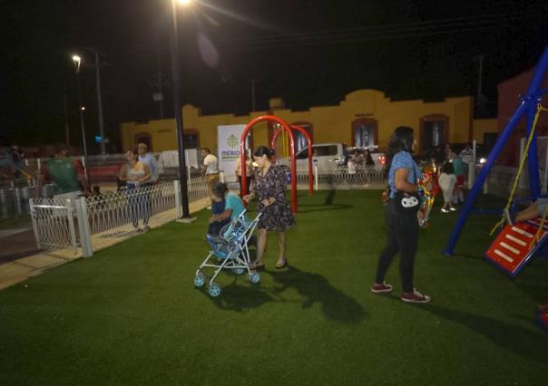 Alcaldesa de Mérida entrega parque renovado y un nuevo atractivo turístico en Chablekal