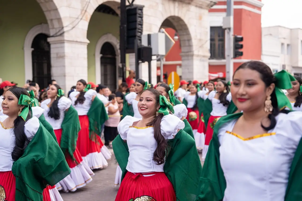 Desfile de la revolución mexicana, 20 de noviembre del 2024. Foto: @Huachodíazmena