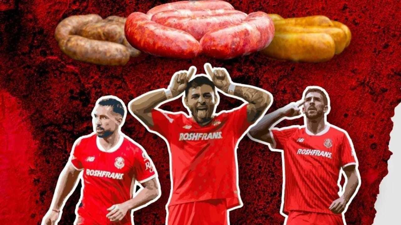 ¡Chorizo para todos! 100 kilos gratis si los Diablos se coronan campeones. Foto: chorizos_loseme