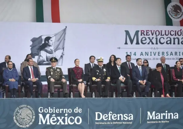 El mundo entero ve a México con admiración: Claudia Sheinbaum durante desfile de la Revolución