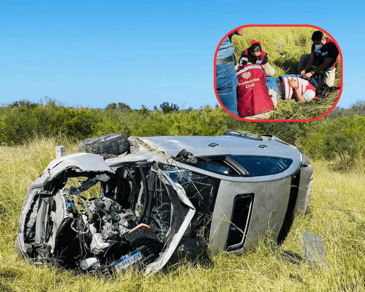 Víctor David Cabrera Quintero, originario de Tampico y de oficio doctor, sufrió una volcadura en el kilómetro 38 de la carretera Ciudad Victoria-Soto La Marina. Foto: Redes sociales