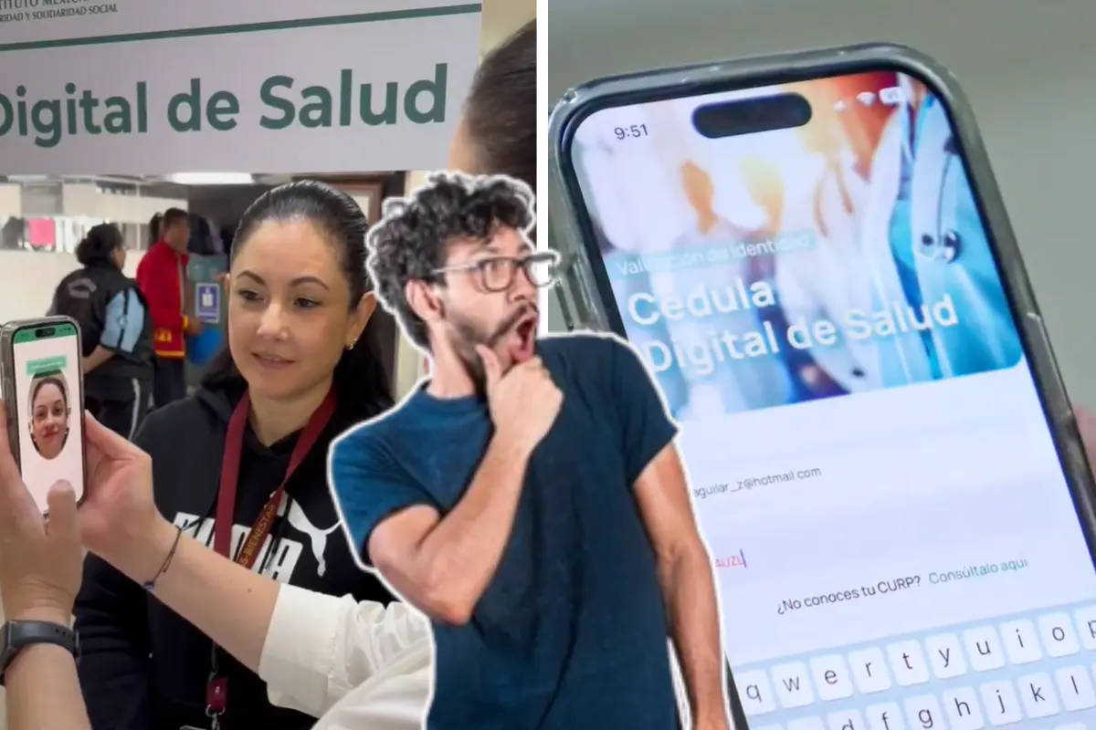 Aplicación del IMSS - Cédula Digital de Salud.      Foto: Captura de pantalla del IMSS