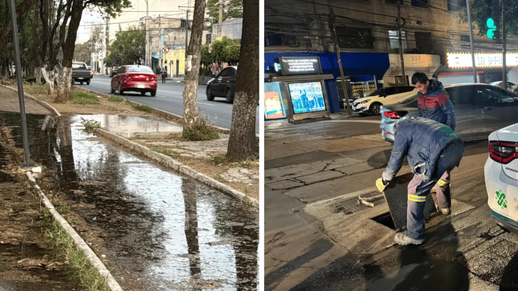 Fugas de agua en Miguel Hidalgo y Azcapotzalco movilizan a las autoridades