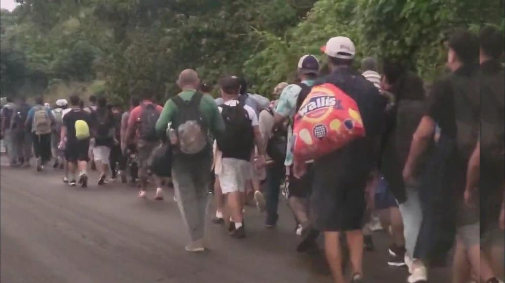 Caravana migrante en busca de llegar al sueño americano antes que Trump tome la presidencia