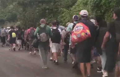 Caravana migrante en busca de llegar al sueño americano antes que Trump tome la presidencia