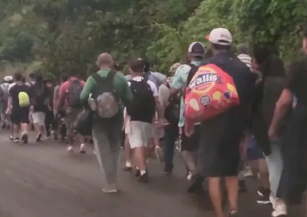 Caravana migrante en busca de llegar al sueño americano antes que Trump tome la presidencia